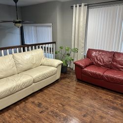 Hide A Bed Sofa And A Loveseat