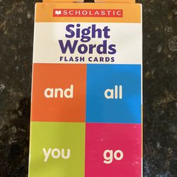Sight Words Flash Cards, Ages 4+