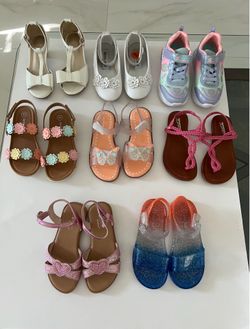 8- Pairs of Toddler Shoes, Size: 10 and 11
