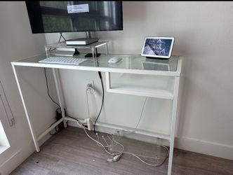 Glass Computer/Entry Table