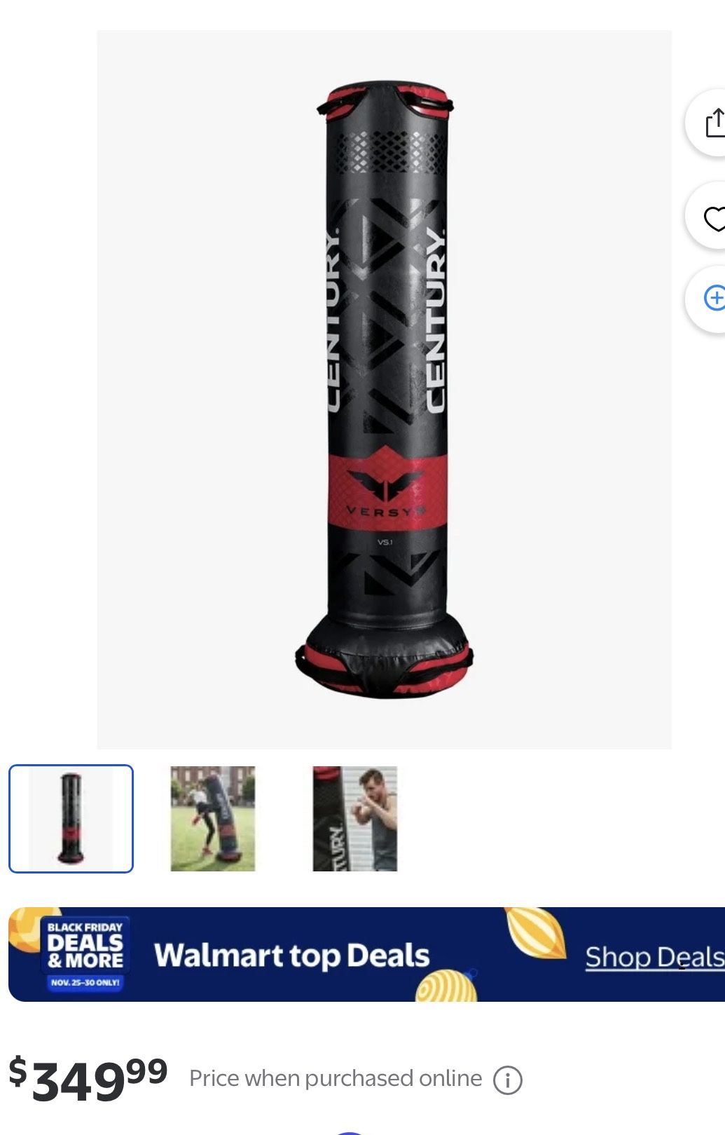 Century Versys Fight Simulator Freestanding Bag