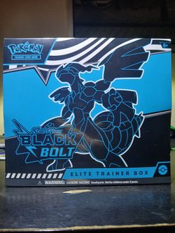 Pokemon Black Bolt Elite Trainer Box 