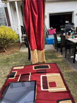 Carpet With Matching Curtains 