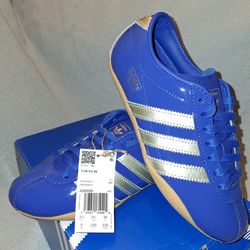 New Adidas Tokyo Women's Size 5 Blue/Alumin/Gum 3 JQ0595
