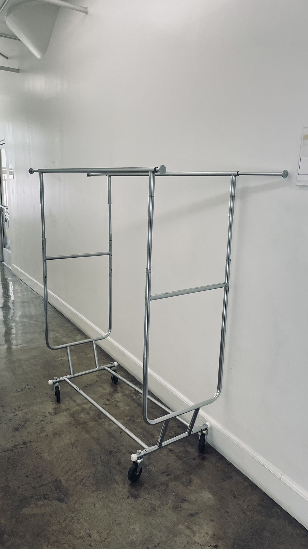 Commercial Rolling Clothing Rack 