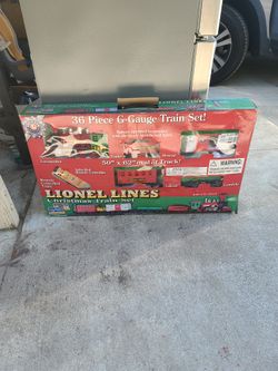 36 Piece G-guage Train Set LIONEL LINES