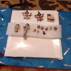 13 Service And Veterans Pins