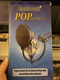 HOME / Neewer NW(B-3) 6 inch Black Studio Microphone Pop Filter Mask Shield