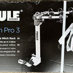 Thule Helium Pro 3 Hanging Bike Hitch Rack New