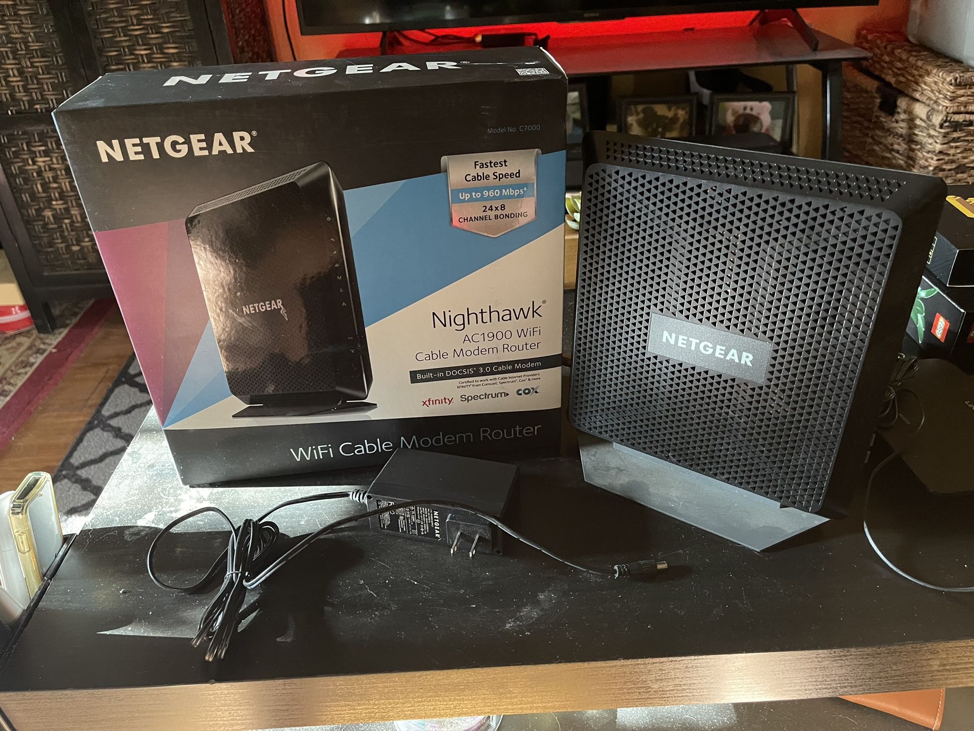 Nighthawk Wi-Fi Cable, Modem, Router