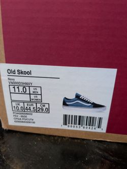 Vans Old Skool Navy Sneakers Size 11