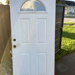 36 x 79 1/2  metal exterior door