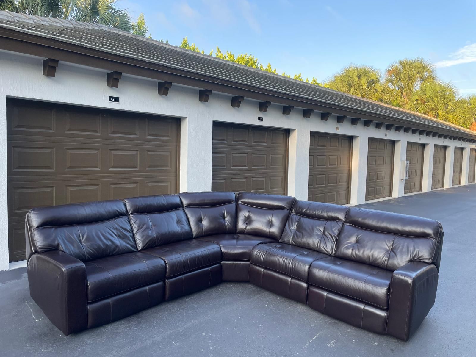 🛋️ Sectional Couch/Sofa - Brown - Recliners - Leather - Delivery Available 🚛