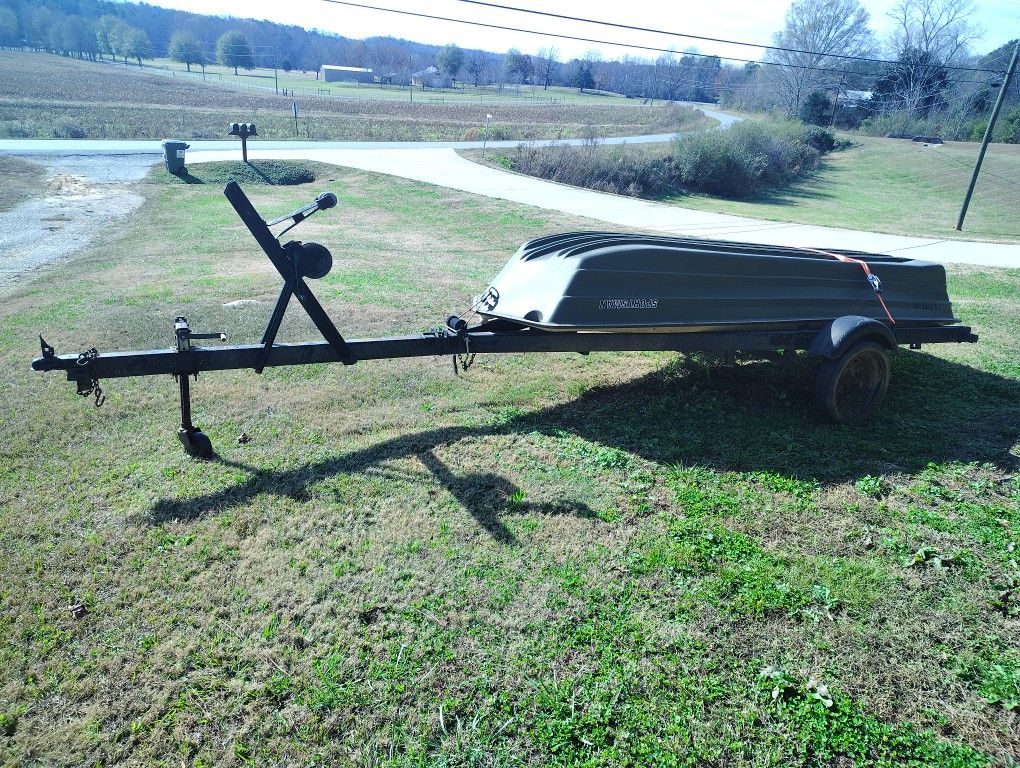 Boat And Trailer