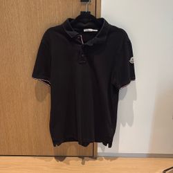 Black Moncler Button Up Shirt