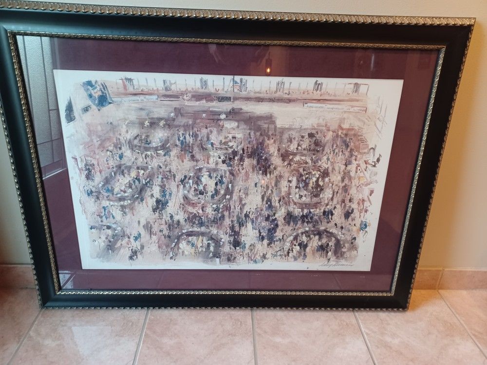 Leroy Neiman Print Stock Exchange
