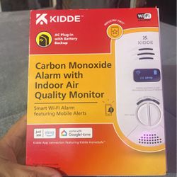 Kidde Plug-In Smart Carbon Monoxide Detector & Indoor Air Quality Monitor  with Battery Backup