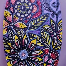 Painting (Flowery Stain) By "MOSCASSO" Leroy Jaquez