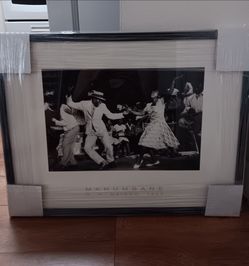 Rare Find: Dancing couple exhibition poster-party swinging decorative art  Black & White photography art print