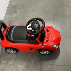 Red Mercedes Benz Walker 