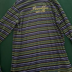 Cornerstore Bodega Brooklyn New York Stripe Long Sleeve Shirt Size L
