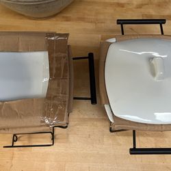 2 Pc Fondue Set 1 Qt Each