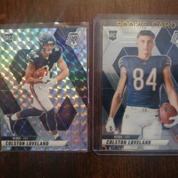 Football Colston Loveland Rc Cards 