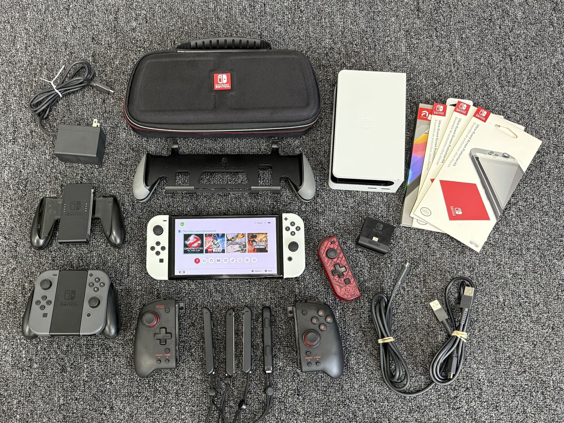 Nintendo Switch OLED W/extras