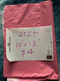 Pink Poly Mailer Bags 10x13 – 25 Count