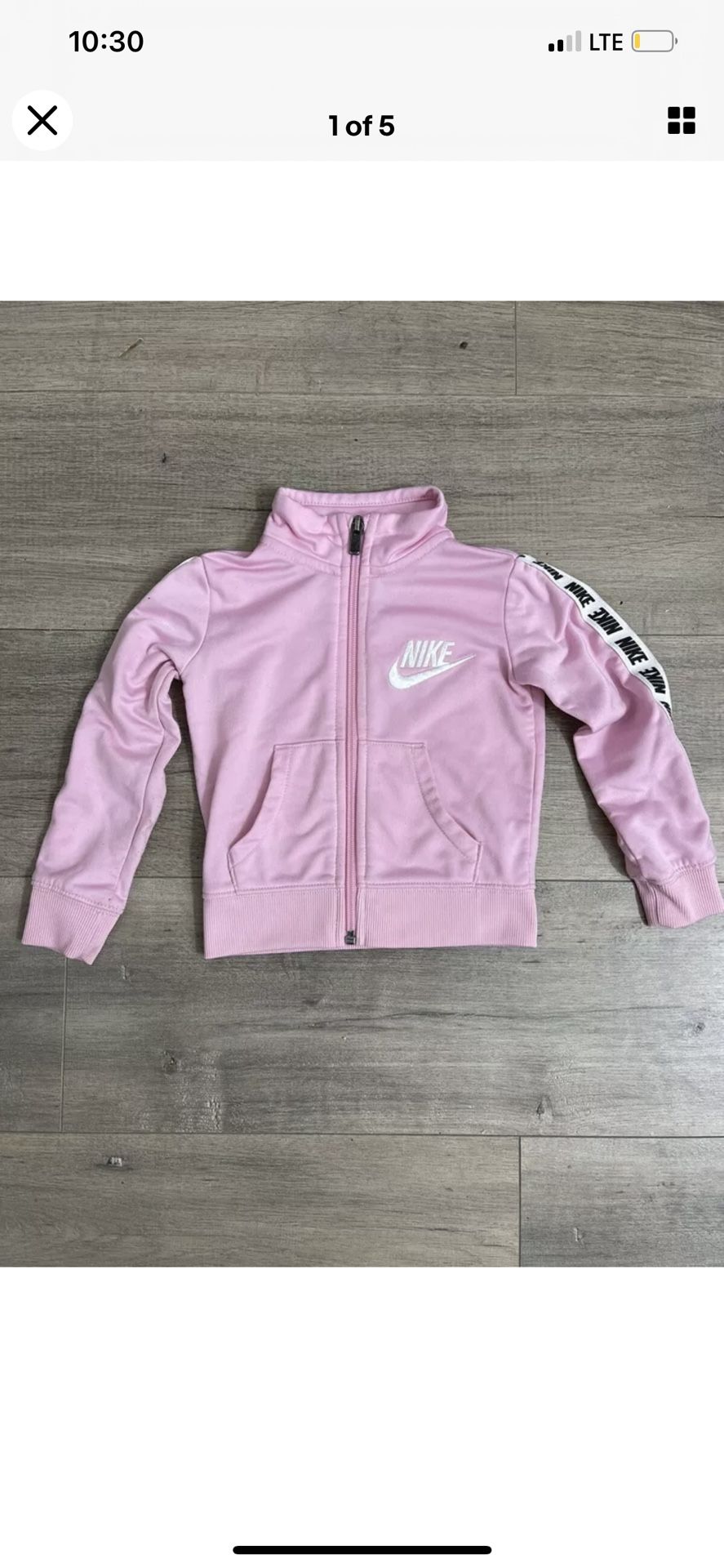 Pink Nike Toddler Girls Jacket 2t