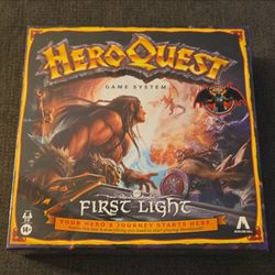 HeroQuest First Light Game System Fantasy Board Game by Avalon Hill - New/Sealed