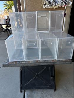 Storage Bins Total Of 13