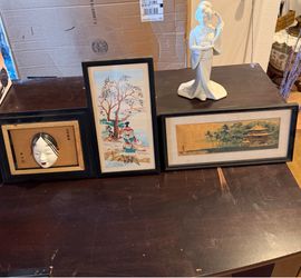 Set of oriental decorations