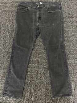 Eddie Bauer Mens Jeans Size 38x30 Slim Fit Straight Leg Denim Dark Wash
