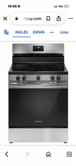Frigidaire Electric Range Stainless Steel