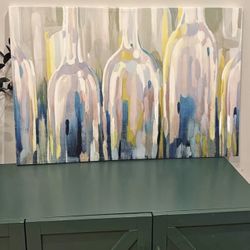  $50   Wine Bottle Picture 35X 24