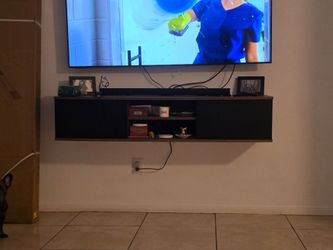 Floating tv stand