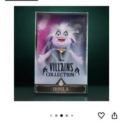 Just Play Disney Villains Collection: Ursula, 13-inch Collectible Stuffed Animal, The Little Mermaid, Kids Toys for Ages 3 Up