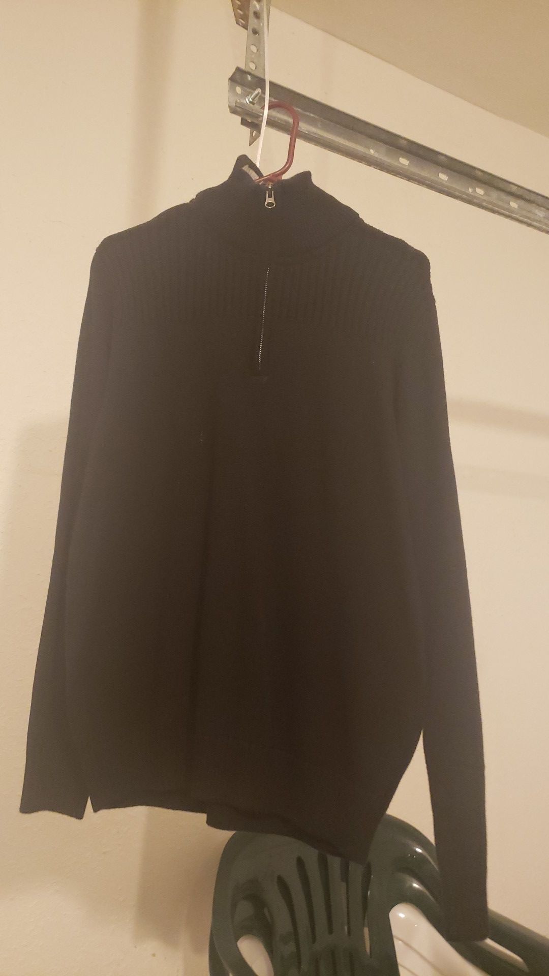 Mens dress shirt and sweater long and short sleeved