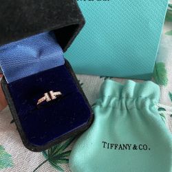 Tiffany & Co. T Open Rose Gold Ring 