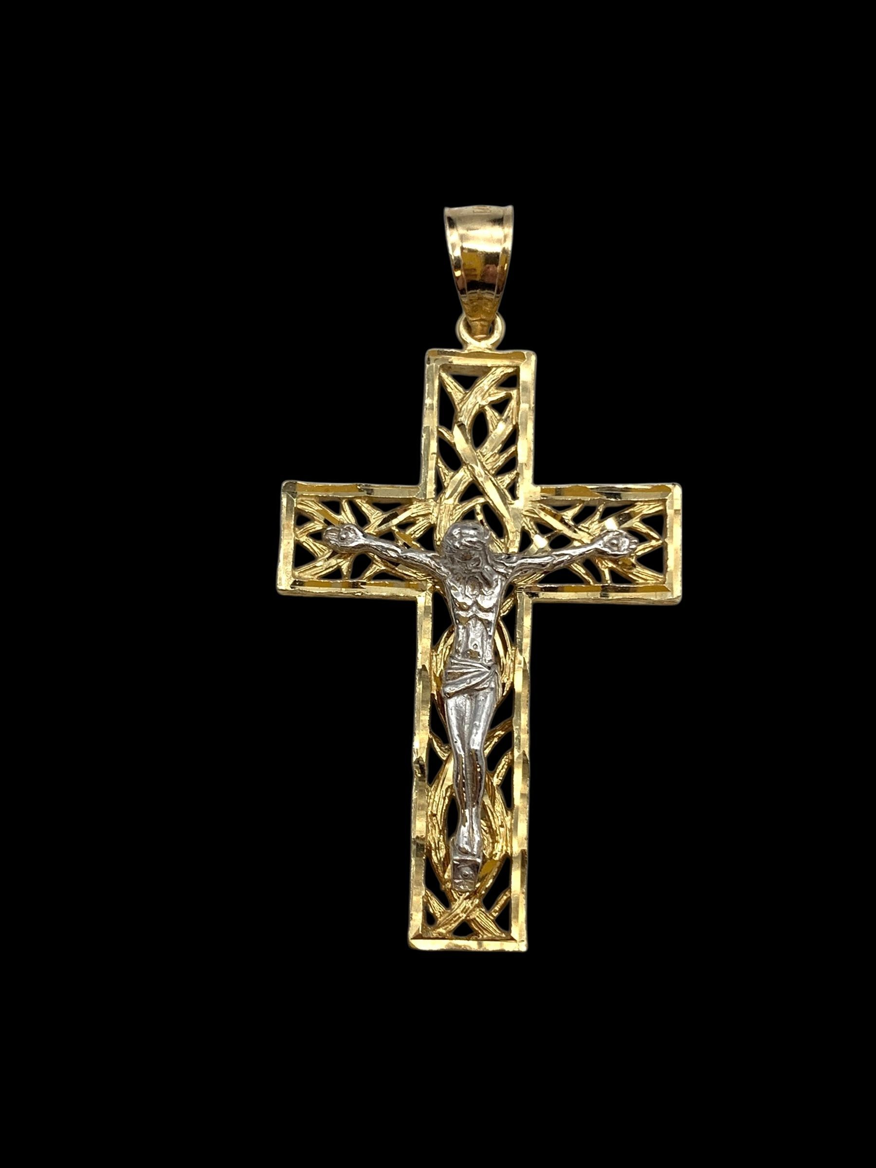 2" Gold Crucifix #13209