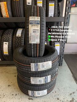 195/65R15 kumho solus Set of Tires Installed and Balanced Set de Llantas Nuevas Instaladas y Balanceadas