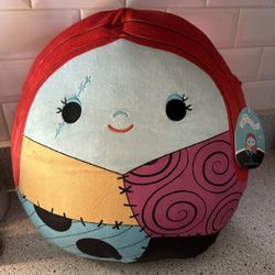 Disney Squishmallow The Nightmare Before Christmas Sally Skellington The Ragdoll 14” Large Plush Toy New With Tags