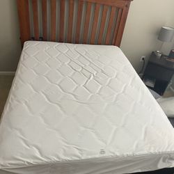 QUEEN SIZED MATTRESS, HEADBOARD, BOX FRAME & HEADBOARD