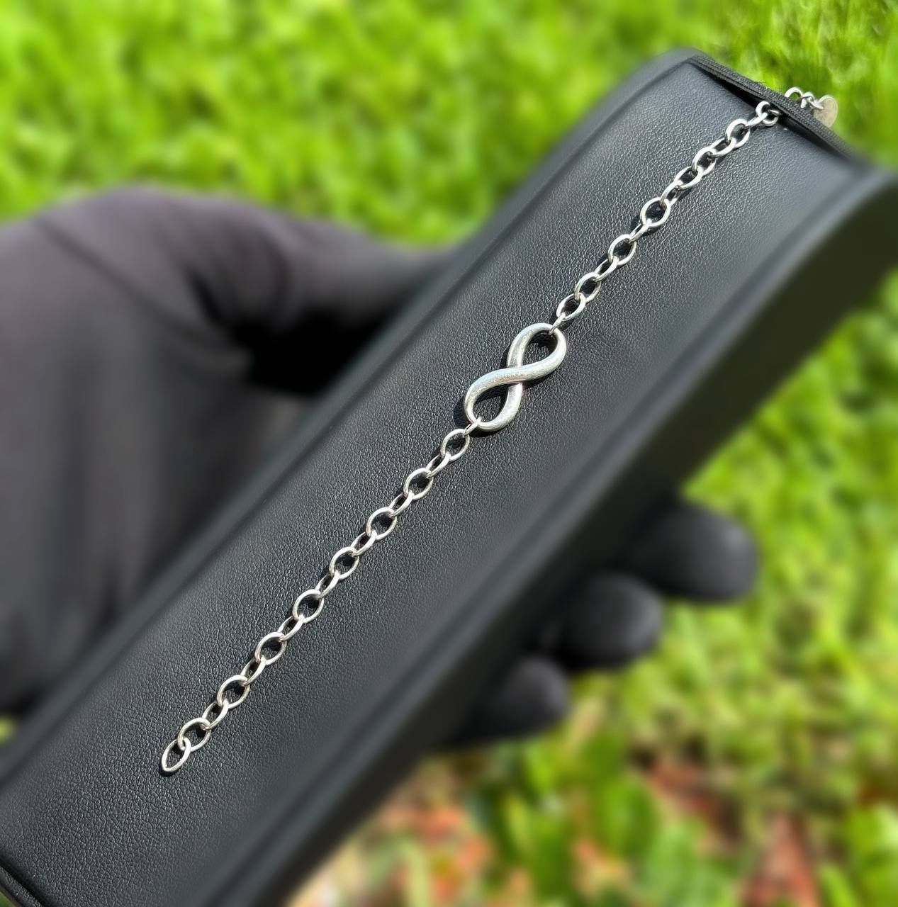 Jewelry Tiffany & and Co 925 sterling silver 7.25β infinity charm bracelet π³