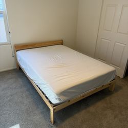 Full Size Bed Frame + Mattress