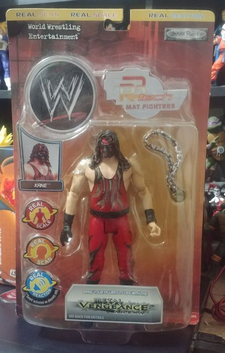 WWF WWE Kane R3 Tech Mat Fighters rare figure
