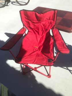 Camping chair.
