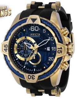 Invicta Aviator Men's Watch - 54mm, Black, Gold (36423)
