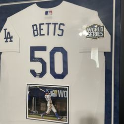Mookie Betts Autographed Jersey 